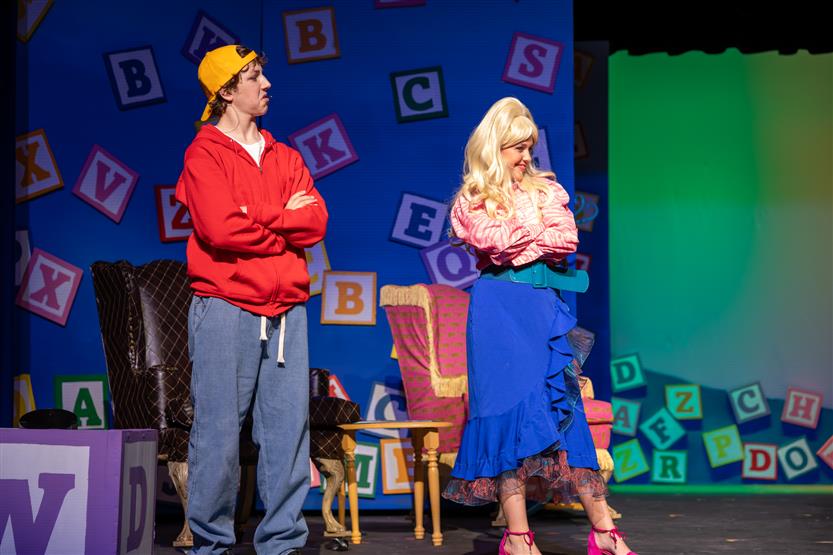 Students onstage